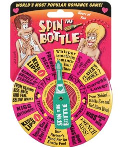 Spin the bottle game button