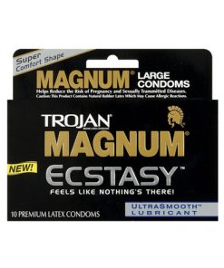 Trojan magnum ecstasy condoms - box of 10