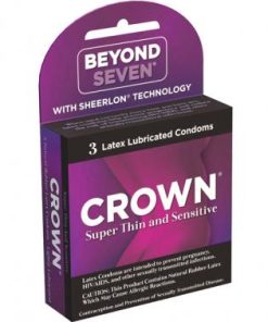 Crown Latex Condoms 3 Pack