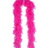 Feather boa 72in - hot pink