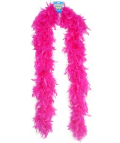 Feather boa 72in - hot pink