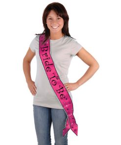 Bride to be satin sash