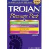 Trojan Pleasure Pack 12 Assorted Latex Condoms