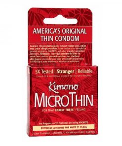 Kimono micro thin condom - box of 3