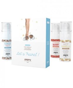 Exsens Of Paris Let's Travel Massage Oil Set