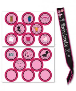 Bachelorette Sash & Stick On Badges