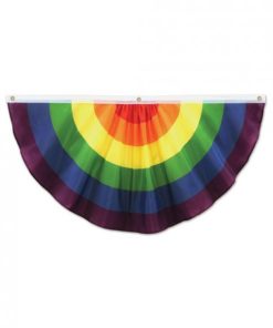 Rainbow Fabric Bunting 4 feet wide