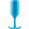 B-Vibe Snug Plug 3 6.35oz Weighted Teal Blue