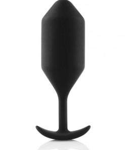 B-Vibe Snug Plug 4 Black 9oz Weight