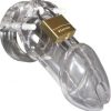 CB-6000 Male Chastity Device Clear 3 1/4" Cage