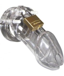 CB-6000 Male Chastity Device Clear 3 1/4" Cage