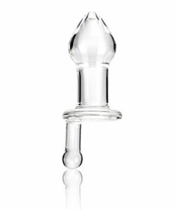 Glas 5 inches Juicer Clear Glass Butt Plug