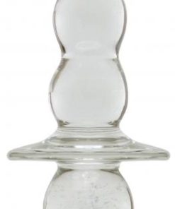 Glas Titus Beaded Glass Butt Plug