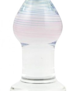 Glas Amethyst Rain Glass Butt Plug