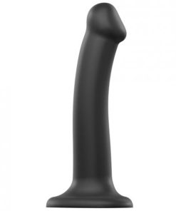 Strap On Me Silicone Bendable Dildo Medium Black