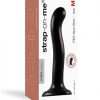 Strap On Me Silicone P&g Spot Dildo - Medium Black