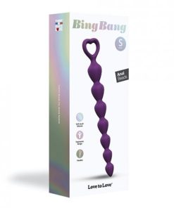 Love To Love Bing Bang Anal Beads - Violet Small