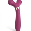 Love To Love Fireball Forked Vibrator - Plum Star