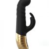 Dorcel G-Stormer Thrusting G-Spot Rabbit Vibrator Black Gold