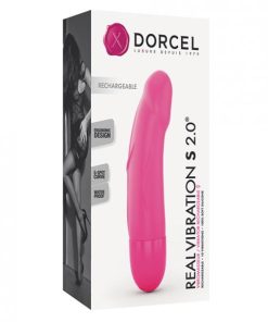 Dorcel Real Vibrator S 6" Rechargeable Vibrator - Pink