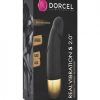 Dorcel Real Vibration S 6" Rechargeable Vibrator 2.0 - Gold