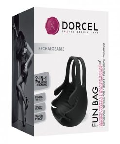 Dorcel Fun Bag Testicle Vibrator - Black