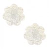 Neva Nude Lace Petal Flower Pasties - White O/s