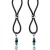 Bijoux De Nip Nipple Halos Star Charm Blue Black