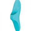 Satisfyer Teaser Finger Vibrator - Light Blue