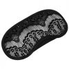 Steamy Shades Eyelash Lace Eyemask Black O/S