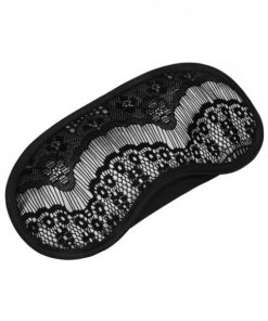 Steamy Shades Eyelash Lace Eyemask Black O/S