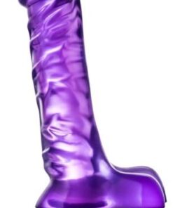 B Yours Basic 8 Purple Realistic Dildo