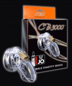 Cb-3000 Male Chastity Device 3 inch Clear Cock Cage
