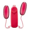 Double Pop Eggs Cerise Pink Vibrating Bullet