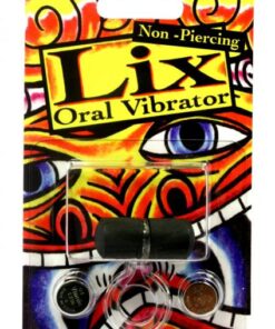 Lix Non Piercing Oral Vibrator Black