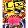 Lix Non Piercing Oral Vibrator Glow In Dark Pink