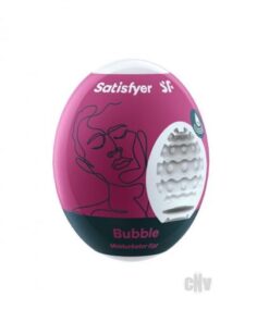 Satisfyer Masturbator Egg Bubble Purple