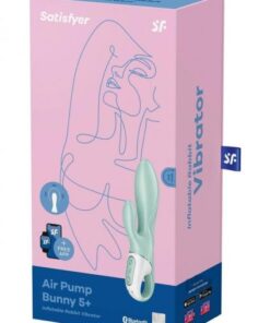 Satisfyer Air Pump Bunny 5+ Aqua