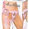 Lux F Patent Leather Strap On Pink