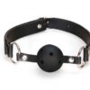 Lux Fetish Breathable Ball Gag Black