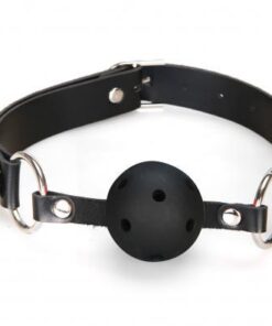 Lux Fetish Breathable Ball Gag Black