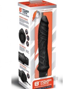 Pc Girthy Realistic Vibrator 8 Black