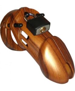 C B 6000 Designer Collection Male Chastity Device Wood Finish