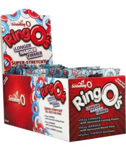 Ringos Silicone Cock Rings Waterproof 18 Per Display Assorted Colors