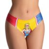 =mememe Comics Wonder Girl Printed Thong Lg