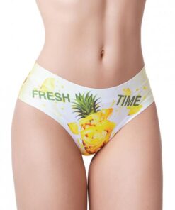 =mememe Fresh Summer Pineapple Printed Slip Lg