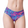 =mememe Love Graffiti Printed Slip Lg