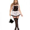 4 Pc French Maid Lace Apron Dress