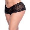 Lace Boyshort Black 1x/2x