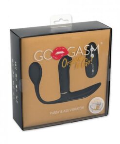 Gogasm Pussy & Ass Vibrator - Black